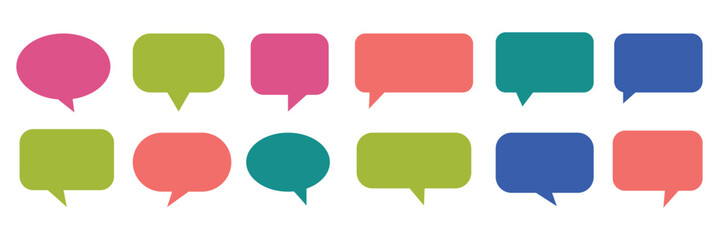 Speech bubble collection. Set of speech bubble. Speech bubble comic. Line art speech bubbles. speech bubble comic signs.