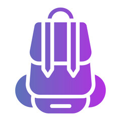 backpack Gradient icon