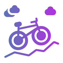 bike Gradient icon