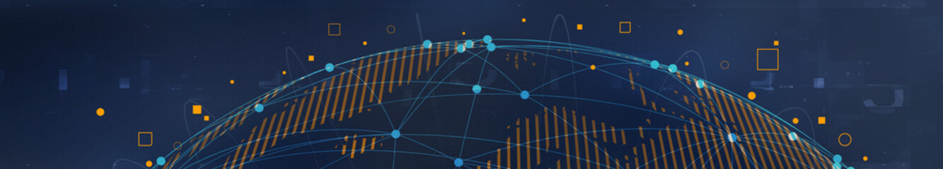 Abstract World Panoramic Background Design	