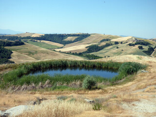 Naklejka premium lake in the mountains