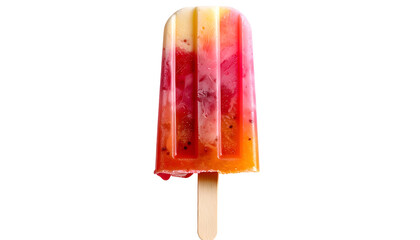 Fruity popsicle with gradient colors