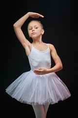 Naklejka premium White Ballet Poise