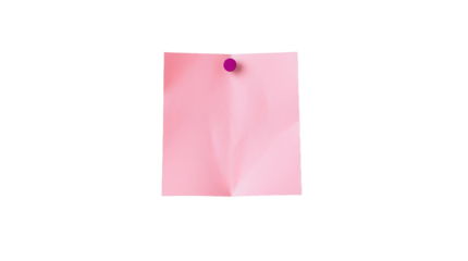  note paper torn paper post it notes set with copy space isolated on transparent background.