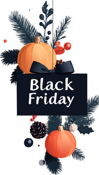 Black Friday Banner 1080x1920 Vector Design