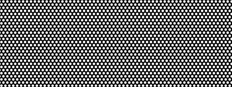 Dot mesh with hole and metal for texture or pattern. Grill black with speaker and circle and dot. Mesh with hole and point for aluminum or circular, net with carbon and geometric for board or panel.