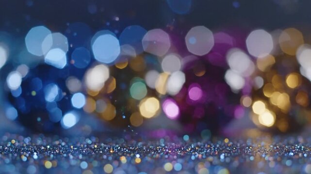 Mesmerizing Bokeh Lights Dance: A Shimmering Symphony of Colors and Sparkles