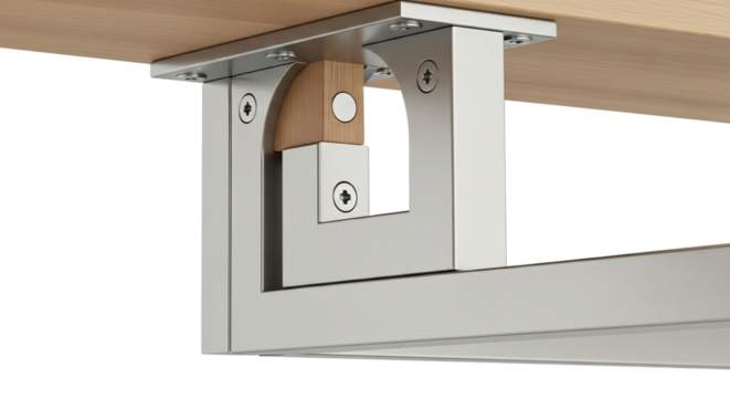 Metal shelf bracket and beam connector for sturdy support  