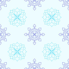 seamless pattern with flowers
