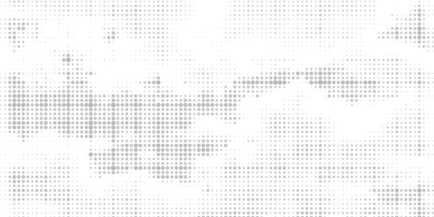Dot white gray wave light technology texture background. Abstract big data digital concept. eps10. modern. vector illustration