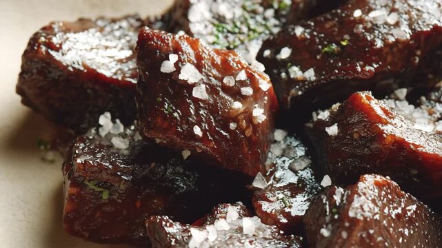 close up of grilled meat, beef, pork, rectangle