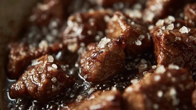 close up of grilled meat, beef, pork, rectangle
