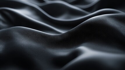 Naklejka premium Intricate nanocarbon fiber material forming a textured surface