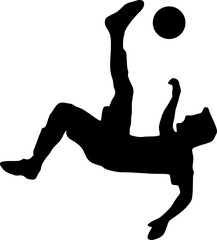 football player silhouette vector eps5