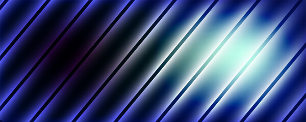 Obraz premium Abstract futuristic background with glowing light effect. Neon abstract. reflection lines vector backgrounds. illustration Vector design.