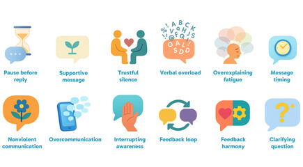 Healthy Communication & Emotional Awareness Icon