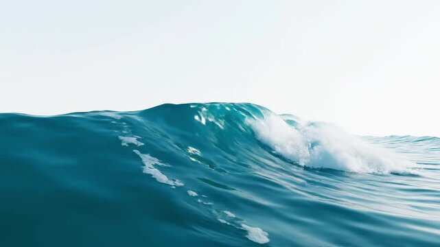 Mesmerizing sea waves with brilliant aquamarine, capture the essence of nautical motion with