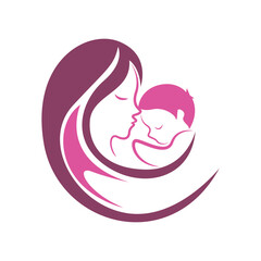 Mother logo icon design