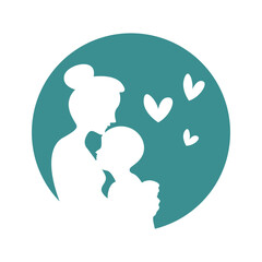 Mother logo icon design