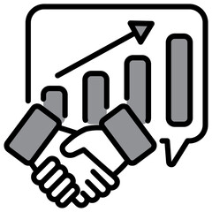 Partnership Icon Single Pack Illustration