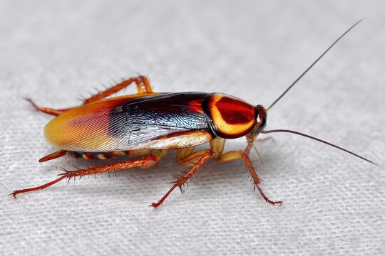 Oriental Roach: A Close-Up of This Unique Insect from the Blattidae Family in Its Natural Habitat