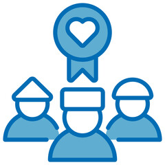 Inclusivity Blue Icon
