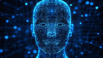 ai human face digital technology neural network future innovation