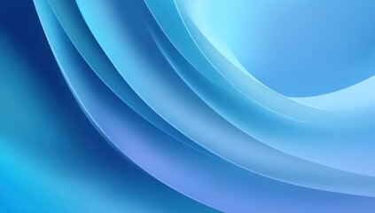 Abstract blue curves create a smooth flowing digital background texture