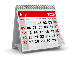 Calendar - July 2026