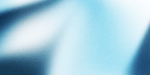 Bright blue and white gradient abstract background with soft blur grainy texture and smooth transitions creating a modern minimal digital art design concept