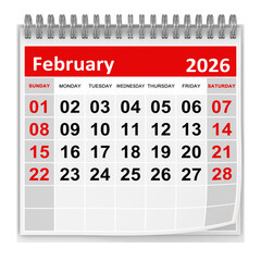 Calendar - February 2026