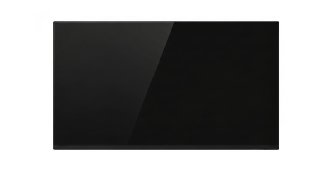 Sleek black square with subtle reflection and textured edge