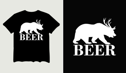 Dear+beer=Beer t-shirt design for t-shirt quotes or poster svg printable cut file