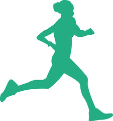 running man silhouette