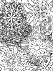 Zentangle Coloring Pages Bundle Pages For Adults And Kids 