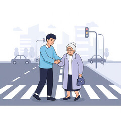 businessman in the city