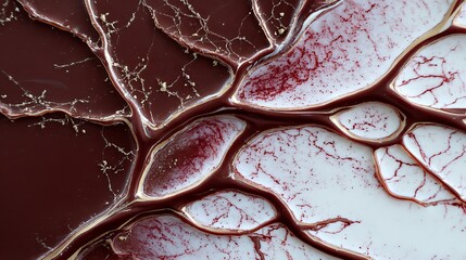 chocolate with veins