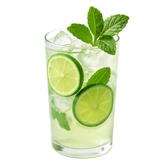 Refreshing Mojito with Lime and Mint