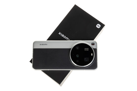 Varna, Bulgaria - April 25, 2025: Xiaomi 15 Ultra Smartphone Unboxing with Leica Camera Lens &ndash; Premium Mobile Device, High-End Technology, Modern Gadget Photography Concept