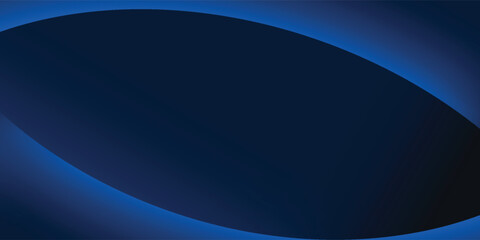 Vector Abstract, science, futuristic, energy technology concept. Digital image of light rays, stripes lines with blue light, speed and motion blur over dark blue