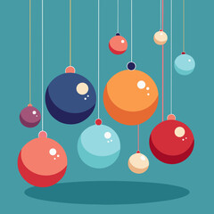 Hanging Christmas ornaments