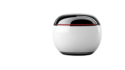 Smart Device with Modern Design on Transparent Background