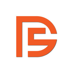 creative modern color full letter logo design