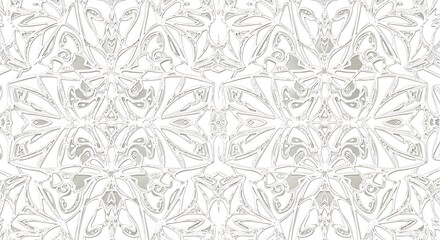 Vector illustration of intricate geometric pattern with a white and grey abstract design