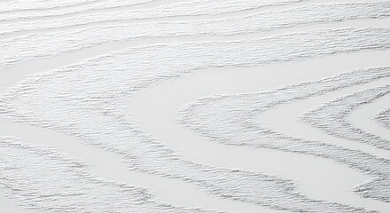 Vector illustration of abstract pattern of wavy, textured lines in white and light grey, creating a sense of movement and depth