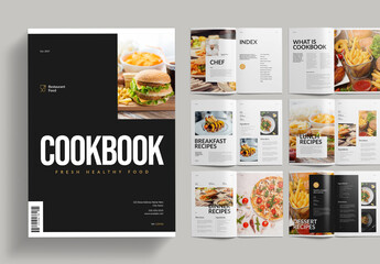 Cookbook Recipe Book Layout