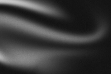 Wide black and white gradient background with subtle grainy texture, glowing noise, and elegant grunge design