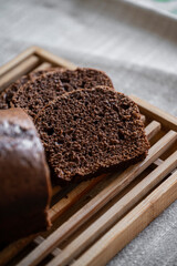 Budin de chocolate