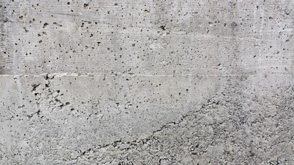 Gray concrete wall background, concrete texture with cracks and scratches