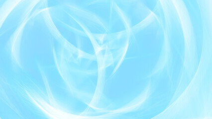 Abstract soft blue and white swirling light streaks background texture